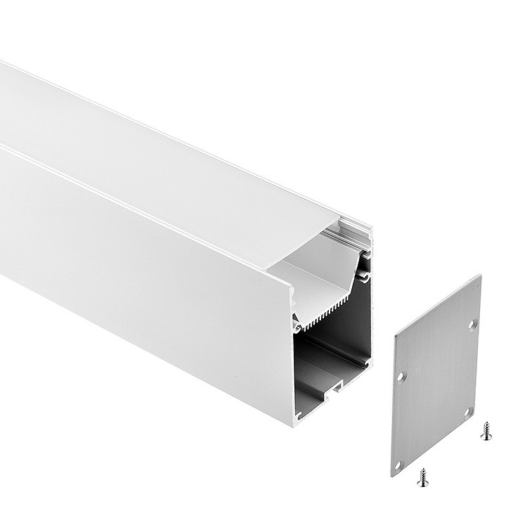 Wholesale Oblong Suspended LED Profile Aluminium Alloy Anodized LED Channel Diffuser 55*75mm from china suppliers