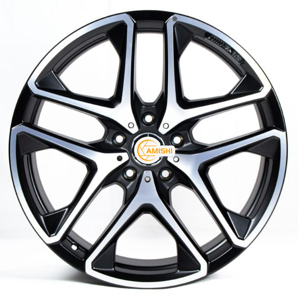 Wholesale Matte 66.6 Hole 21 Inch Black Alloy Wheels , ET51 21 Inch Car Rims from china suppliers