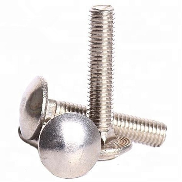 Wholesale SS 316 A4 Polished Round Head Square Neck Bolt For Security Fixings from china suppliers