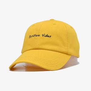 Wholesale Embroidery Outdoor Sports Dad Hats Light Yellow Color Cotton Fabric For Unisex from china suppliers