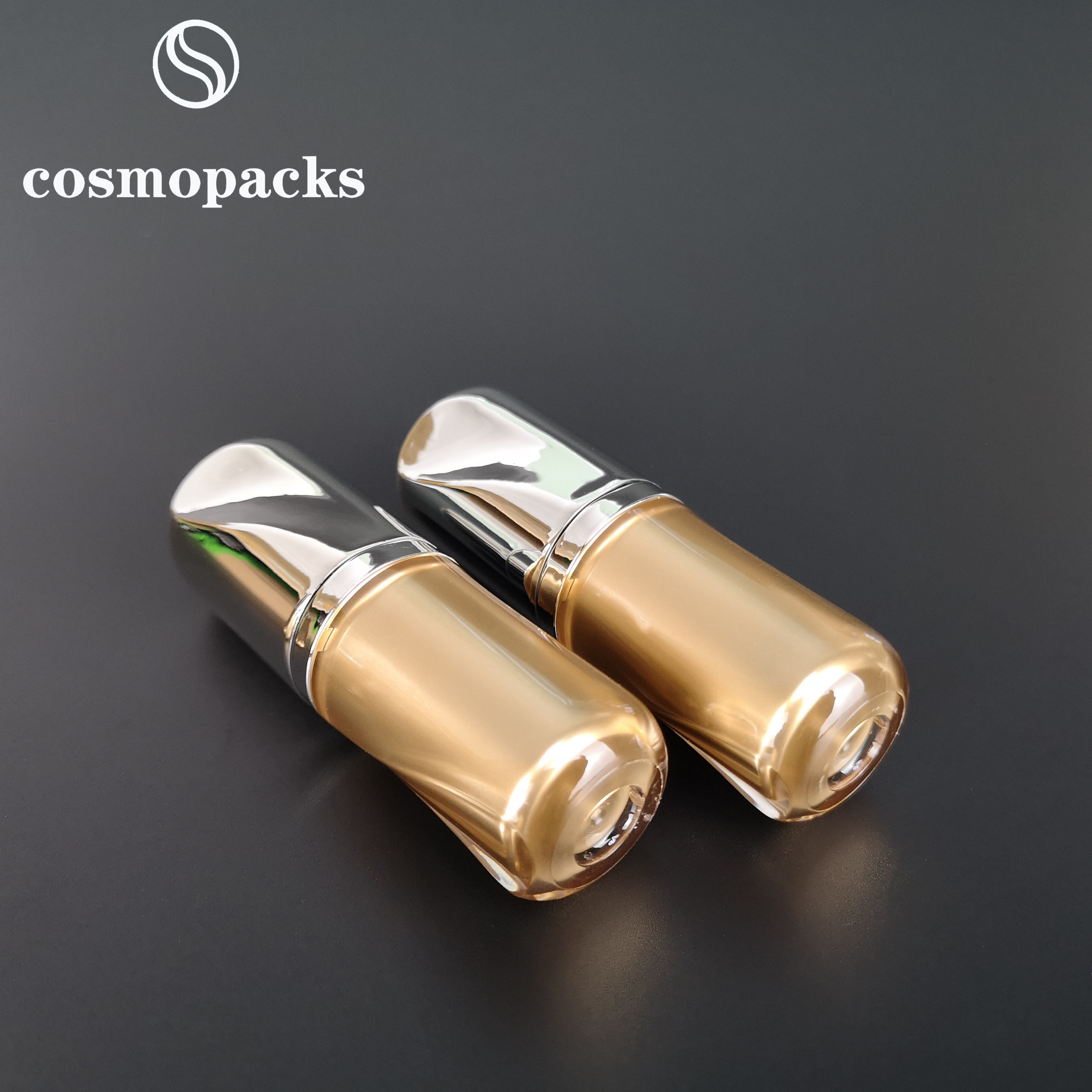 Wholesale 15ml 0.5oz Acrylic Gold Dropper Plastic Lotion Bottles For Essential Oil from china suppliers