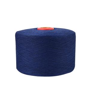 Wholesale 12/1 20/1 30/1 Carded Cotton Polyester Blended Regenerated Yarn Color Recycled Towel Cotton Yarn For Weaving from china suppliers