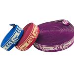 Custom printed elastic waist bands waistband tape ribbon for trousers