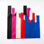 T Shirt / W Cut Non Woven Polypropylene Tote Bags , Different Colors Reusable