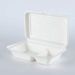 Disposable ECO Sugarcane Bagasse Pulp Heat-Resisting Microwaveable Take Out Food