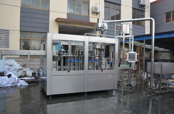 Three In One Bottle Water Production Line Juice Beverage Filling Machine