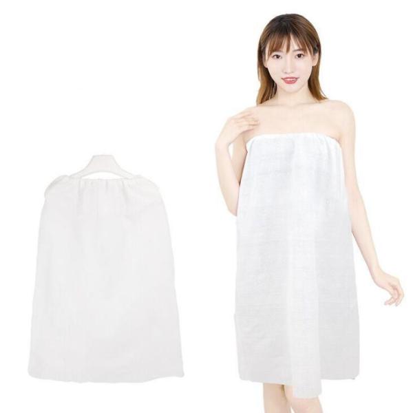 PP Disposable Spa Dressing Gown Strapless Massage Gown