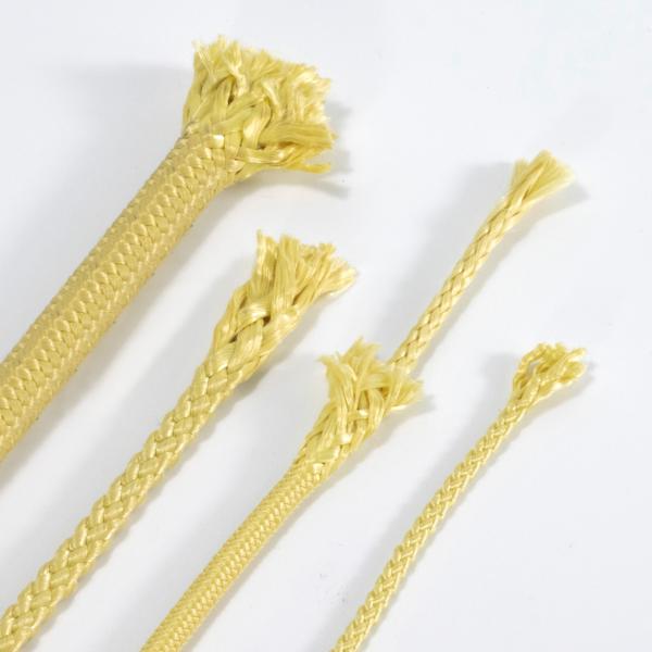 Fireproof Heat Insulation High Strength Braided Webbing Aramid Fiber Power