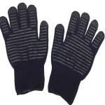 Kevlar Outer Cotton Inner Heat Resistant Gloves BBQ Oven Gloves with Silicone