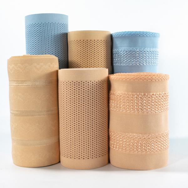 Breathable skin-friendly non-slip abdominal webbing apricot 180mm wide medical