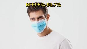 Wholesale S&amp;J OEM wholesale 3 ply facemask EN 14683 medical surgical face mask disposable from china suppliers
