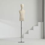Fashion Half Body Mannequin Stand Adjustable For Clothes Display