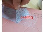 Transparent Sealing Adhesive Shippig Label Sticker Anti Counterfeiting Tamper