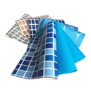 Coated PVC Pool Liner With Cleartarpaulin Pattern Temperature Resistant