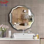 Modern Wall Mirror Unbreakable Glass Beauty Decor for Bathroom Home Bedroom