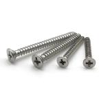 Stainless Steel Cross Head Concrete Screw M8 Flat Head Wood Self Tapping Screws