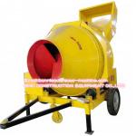 350L Concrete Handling Equipment Drum Mobile Cement Concrete Mixer Machine