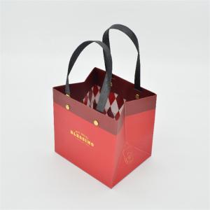 Wholesale Red New Year Gift Bag , 600g To 1600g Large Paper Carrier Bags from china suppliers