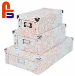 Original Design Long Service Life With Metal Handle Cardboard Packing Boxes