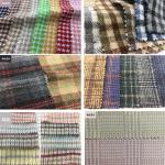 400gsm Scottish Plaid Tartan Tweed Fabric Poly Wool Suiting Fabric Abrasion