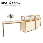 Nice Appearance Firm Structure Jewelry Display Counters , Provide Elegant
