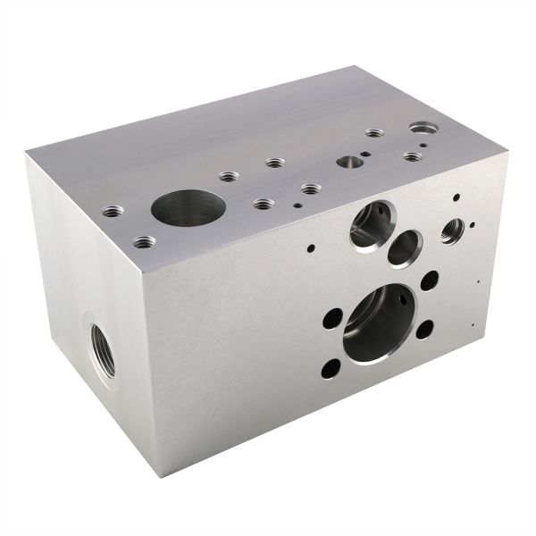 Precision Hydraulic Manifold Block Custom Factory Offering One-Stop CNC Machining Solution from Design to Mass Production for Engineering Machinery