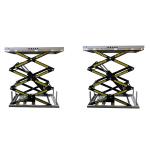 1 Ton Stationary Scissor Lift Table Electric Stationary Max Height 118.11in
