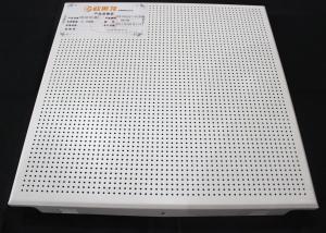 Wholesale Zero Clearance Commercial Ceiling Tiles / Perforated Acoustic Panel Tegular from china suppliers
