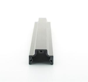 Wholesale Customized Black Plastic Bar Slat PVC Profile Channel from china suppliers