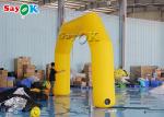Inflatable Start Finish Line Yellow Pvc Oxford Cloth Outdoor Inflatable Entrance