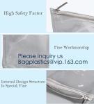 PEVA Waterproof Transparent Clear TPU Toiletry Storage Cosmetic Makeup Toiletry