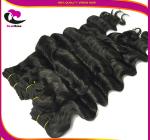 Free Shipping Natural Black 10A Grades 100% Virgin Indian Hair Big Loose Wave