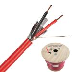Copper Conductor 1.5mm 2 Core Shielded Red Fire Alarm Cable TC CU CCA BS 6387