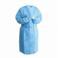 One Piece Design Disposable Operating Gowns , Disposable Medical Gowns 260g