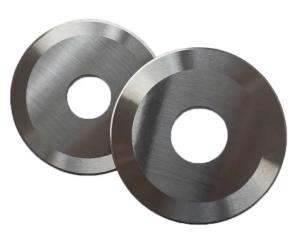 Wholesale Round Cutter Blade Slitting Cutter Round Carbide Roll Cutting Circular Knives for Disc Blade Round Rotary Blade from china suppliers