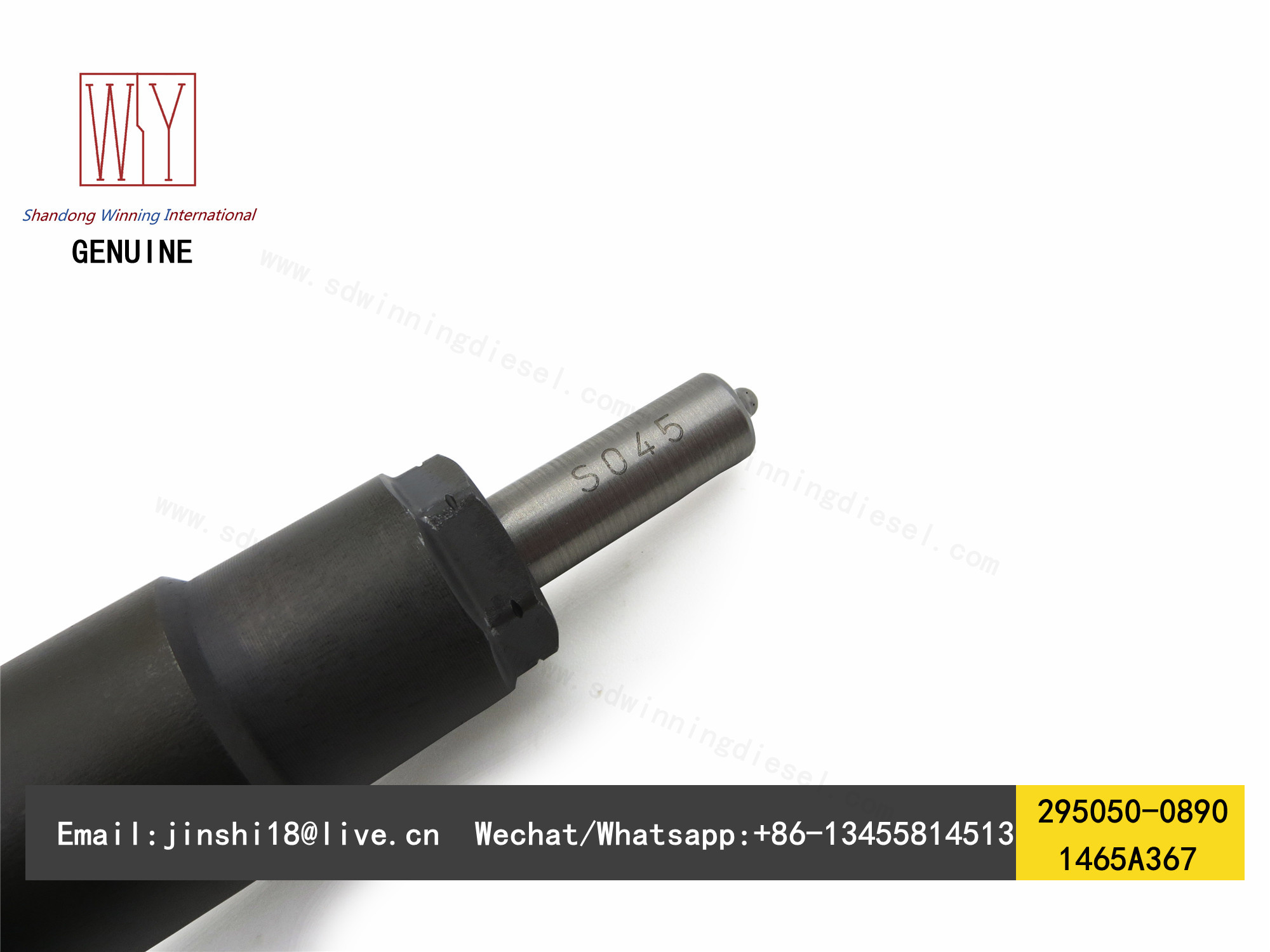 DENSO GENUINE AND BRAND NEW DIESEL FUEL INJECTOR 295050-0890, 1465A367 FOR MITSUBISHI L200 4D56 EURO 5 ENGINE