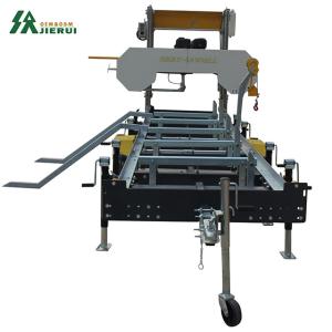 Wholesale 1100mm Max. Working Width Wood Cutting Log Portable Sawmill with Horizontal Band Saw from china suppliers