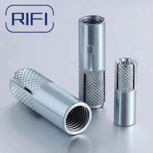 Wholesale M8 M12 M16 Carbon Steel Galvanized Drop In Anchor Bolt Drop In Anchor Fastener from china suppliers