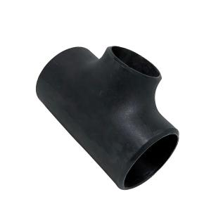 Wholesale Carbon Steel Forged Black Butt Welding Reducing Tee Fitting ASME B16.9 Pipe Fitting from china suppliers