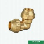 Male Threaded Elbow Screw PE Fittings Brass PE Compression Fittings Pex Fittings