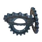 Black Excavator Drive Sprocket HD80 HD140 HD250 Rubber Track Sprocket