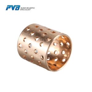 Wholesale Wrapped Bronze Sliding Bearing with Lubrication Holes WB802 Bronze Bushing CuSn8P0.3 CuSn6P from china suppliers
