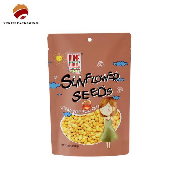 Moisture Proof Snack Food Packaging Bag PET/PE Gravure Printed Up To 10 Colors