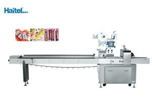 Wholesale Chocolate Puff Rice Bar Horizontal Flow Pack Machine 200bag/Min from china suppliers