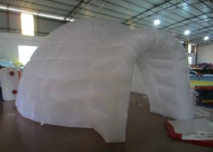 Wholesale White Round Inflatable Air Tent , Party  Blow Up Tents Large Dia5.48 X 3.66m from china suppliers