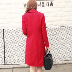Wholesale Thickening of ladies wool and cotton turn-down collar coat fashion and casual from china suppliers