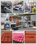 high quality pvc asa roof glazed tile sheet extrusion line