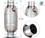 2.13" Inlet Outlet 3 Way Universal Catalytic Converter OBD I OBD-II