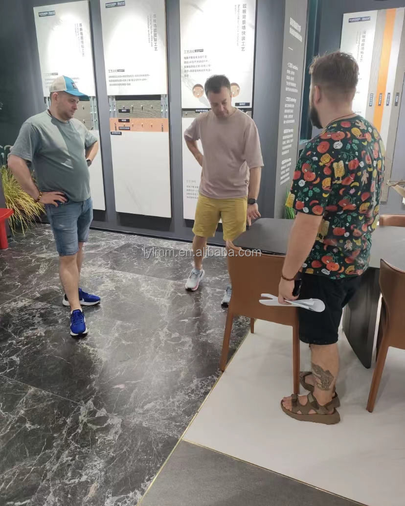 Marble Interior Decoration WPC Stone Wall Paneling Modern Design Style 1.7cm Thickness