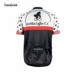 Customized Logo Printing Men's Short Sleeve Cycling Jersey for Wholesales OEM